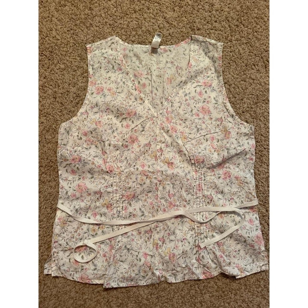 Y2K Floral Old Navy baby doll top